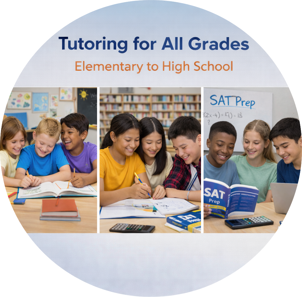 Students learning with Enchanting Math Academy